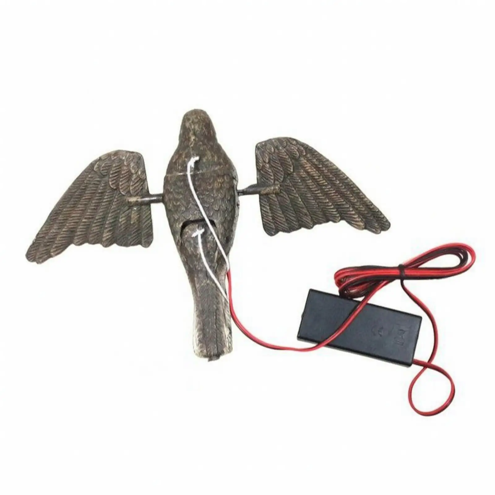 Electric Flying Bird Decoy for Hunting Use Realistic Dove Replica with Motion Wings Farm Field Scare Device