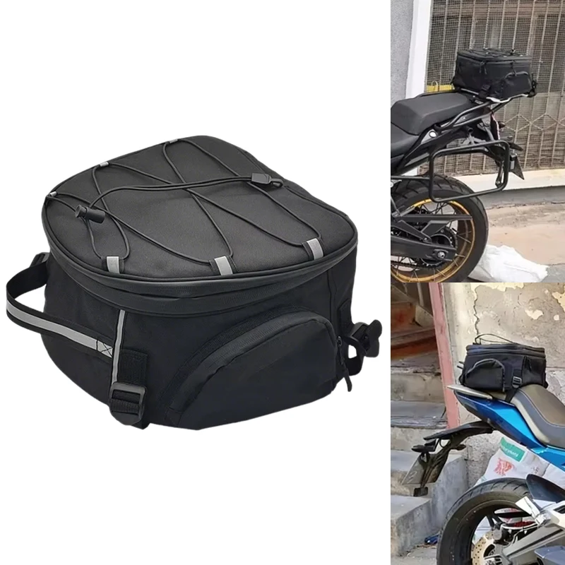 Motorcycle Accessories Black Waterproof Tail Bag Travel Luggage Rear Back Seat Bags Handbag For BMW R1300GS R 1300 GS R1200GS