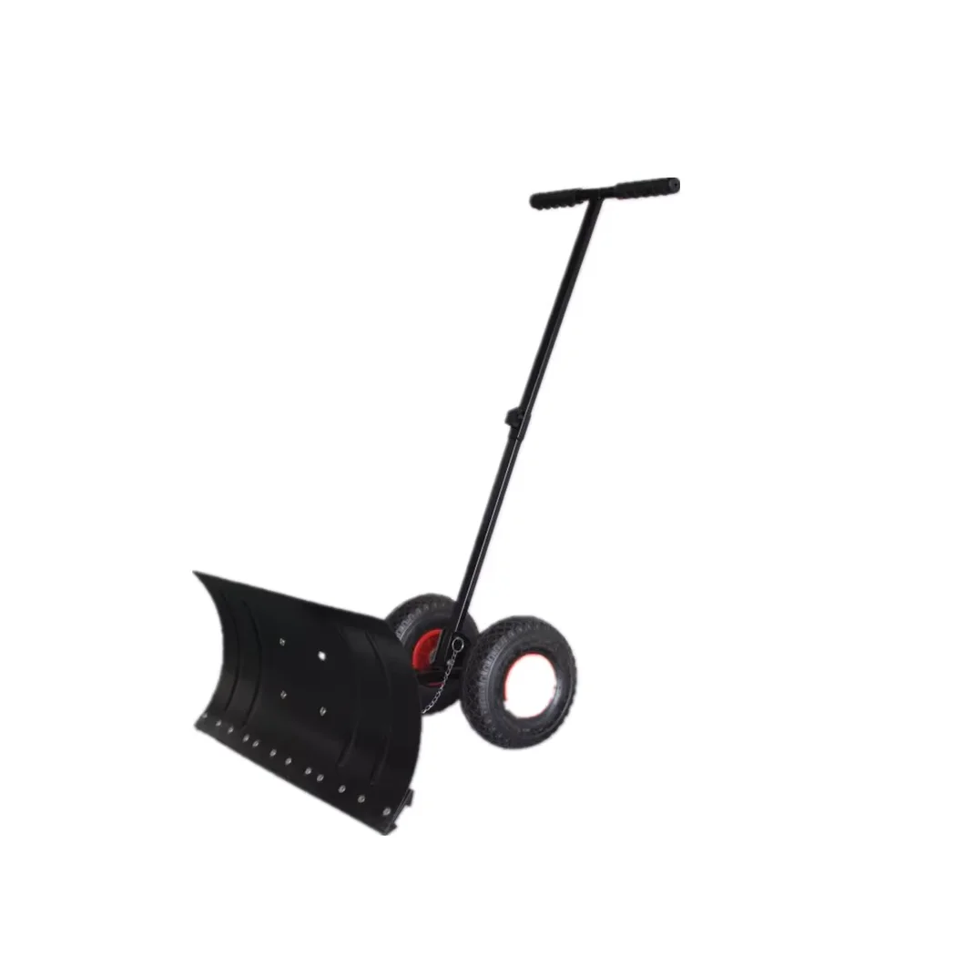 

2025Factory Wholesale Snow Removal Machine Adjustable Home Yard Garden Heavy Duty Rolling Snow Sweeper Machine Shove with Wheels