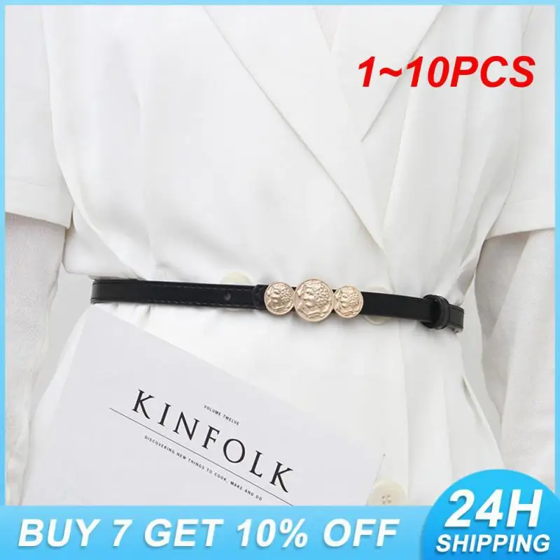 1~10PCS Innovative Decorative Modern Stylish Waist Accessory Trendy Trending High-end Versatile Skinny Belt For Women Stylish