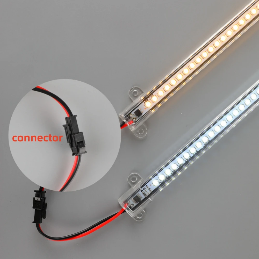LED Tube Light AC 220V 30/40/50cm High Brightness Night Bar 2835 Strip Energy Saving Lamp for Home Kitchen Cabinet Wall Decor