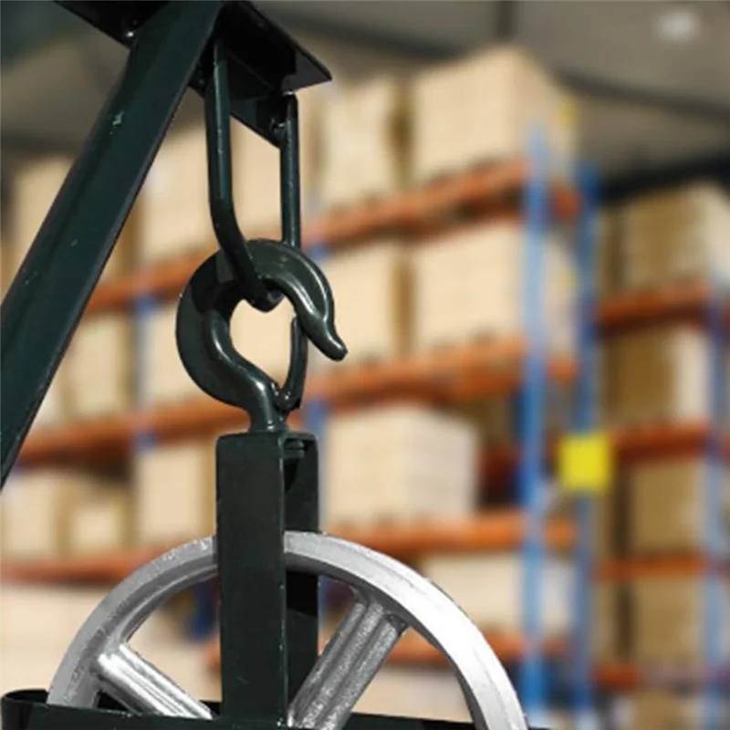 BAAJ-足場ホイストプーリー、足場ホイールプーリー、ロープで持ち上げるためのはしごフックプーリー、衣類乾燥ツール