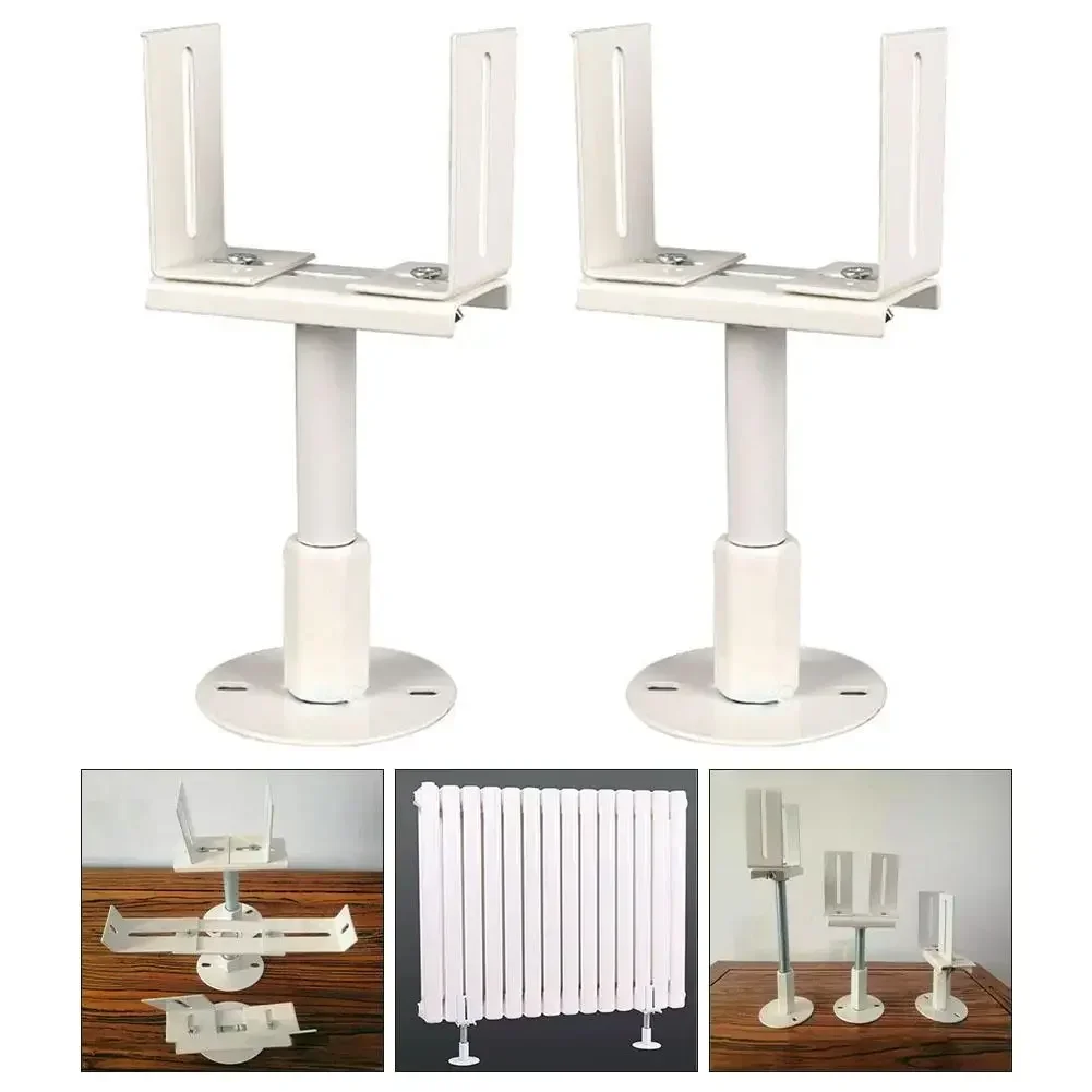 

Aluminum Radiator Brackets Set of 2 Adjustable Height for Cast Iron Radiators Elegant Aesthetic and Performance