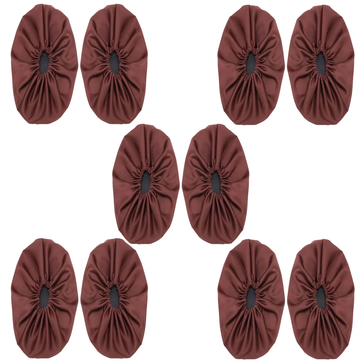 

5 Pairs Reusable Non-slip Thicken Shoes Cover Waterproof Overshoes Wear Resisting Adults Shoe Pouch Anti Skid Home Use Floor