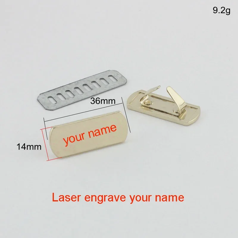 5-20-100 pieces,36*14mm light gold handbag rectangle metal purse label tags,bags purse metal labels,add YOUR LOGO