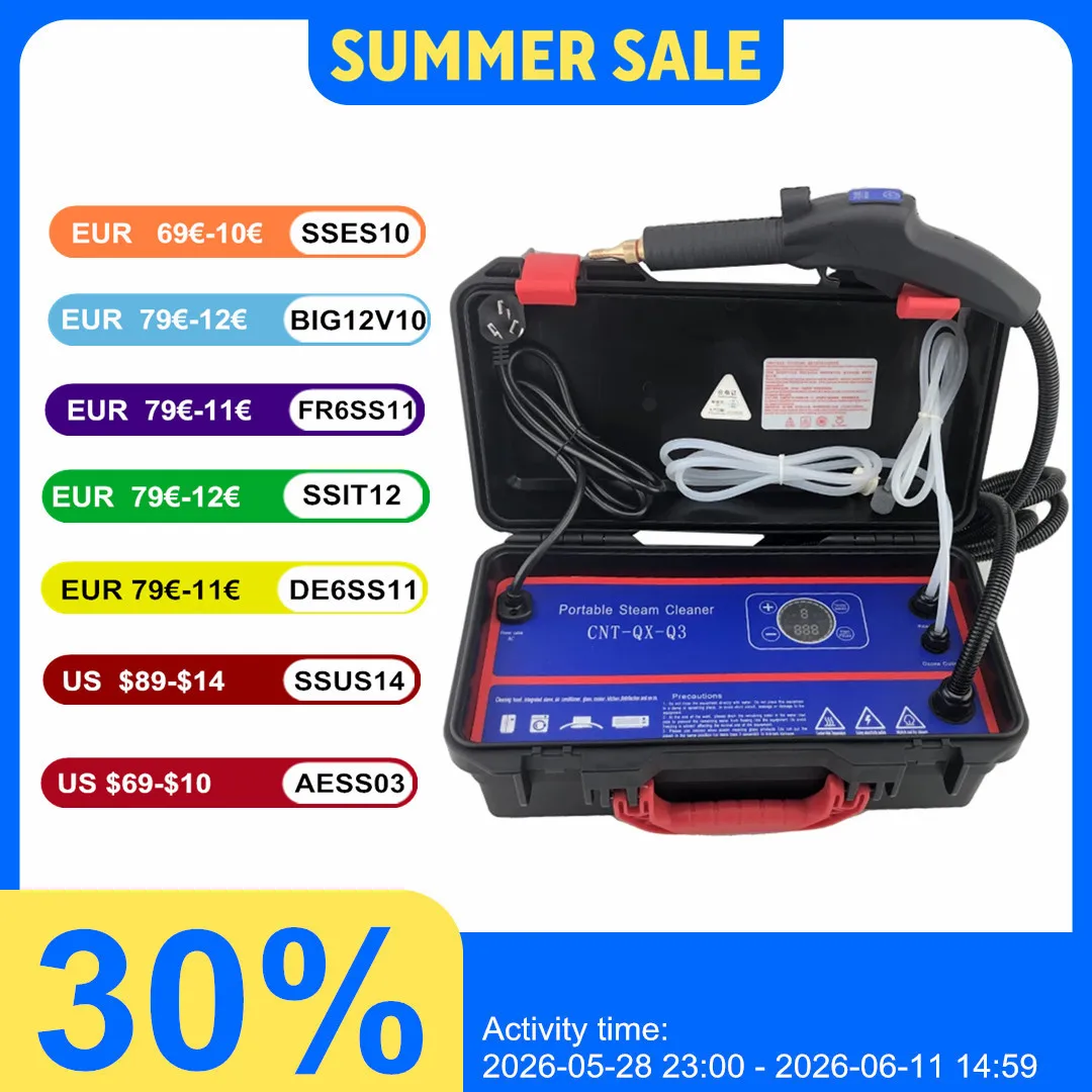 110V/220V 3500W/1700W High Temperature And High Pressure Steam Cleaner Air Conditioning Kitchen Lampblack Machine Commercial