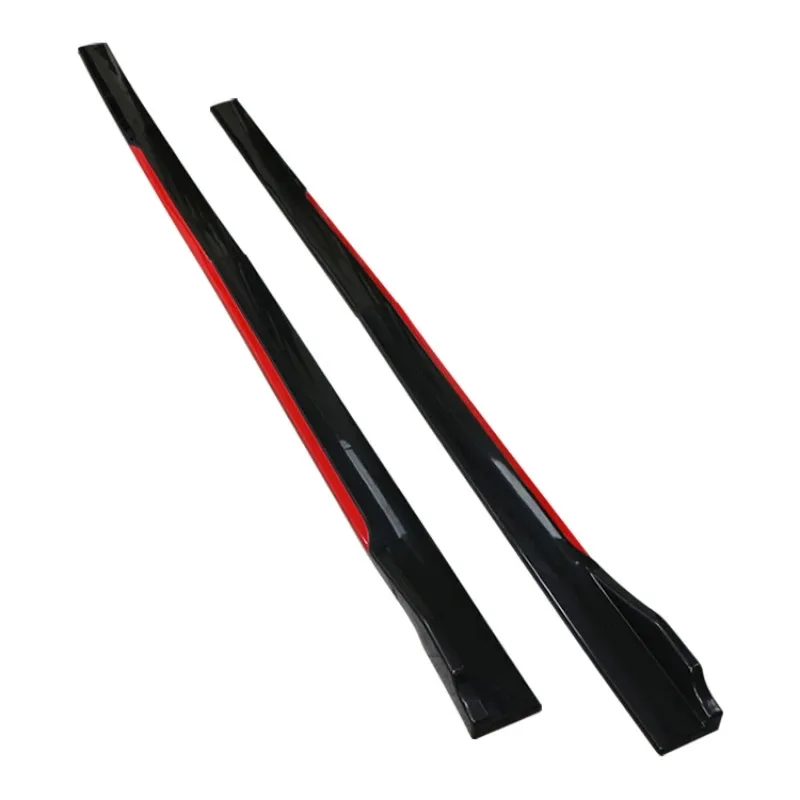 High-Quality 4pcs 240cm Car Universal Side Skirts Car Universal Body Kit Side Splitter for All Coupes and Sedans