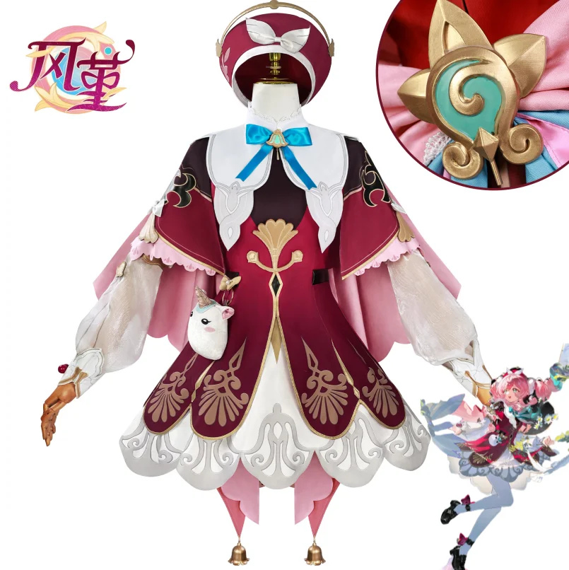 

Hyacinthia Game Honkai: Star Rail Cosplay Costume Dress Uniforms Halloween Party Role Play Wig Shoes Outfit Suits