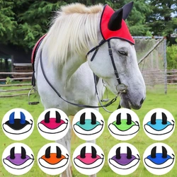 Horse Riding Ear Cover Breathable Meshed Horse Ear Shield Equestrian Horse Equipment Fly Mask Bonnet Net Ear Protector