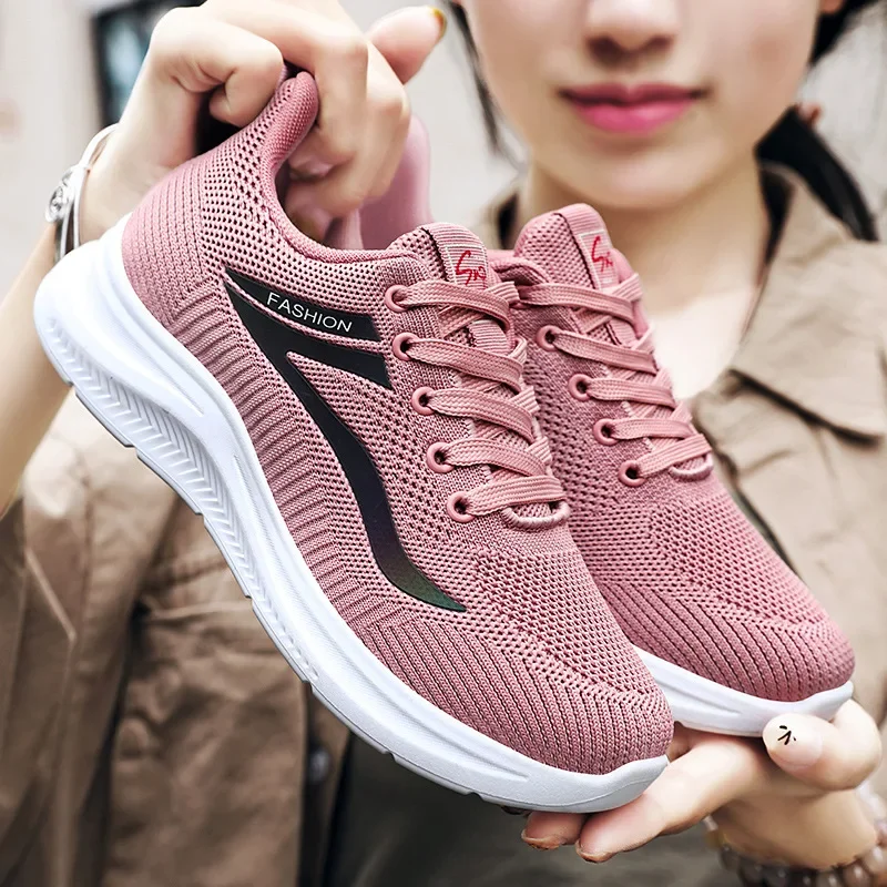 

Spring New Women's Shoes Hot Selling Soft Soled Casual Sports Shoesoutdoor Running Training Shoes Women's Lace Up Hiking Shoes