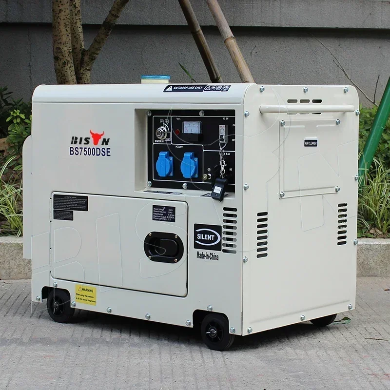 China 3kw 5kva 5000w 6000 Watt 6.5kva 220v Portable Silent Silencers diese Generator Set