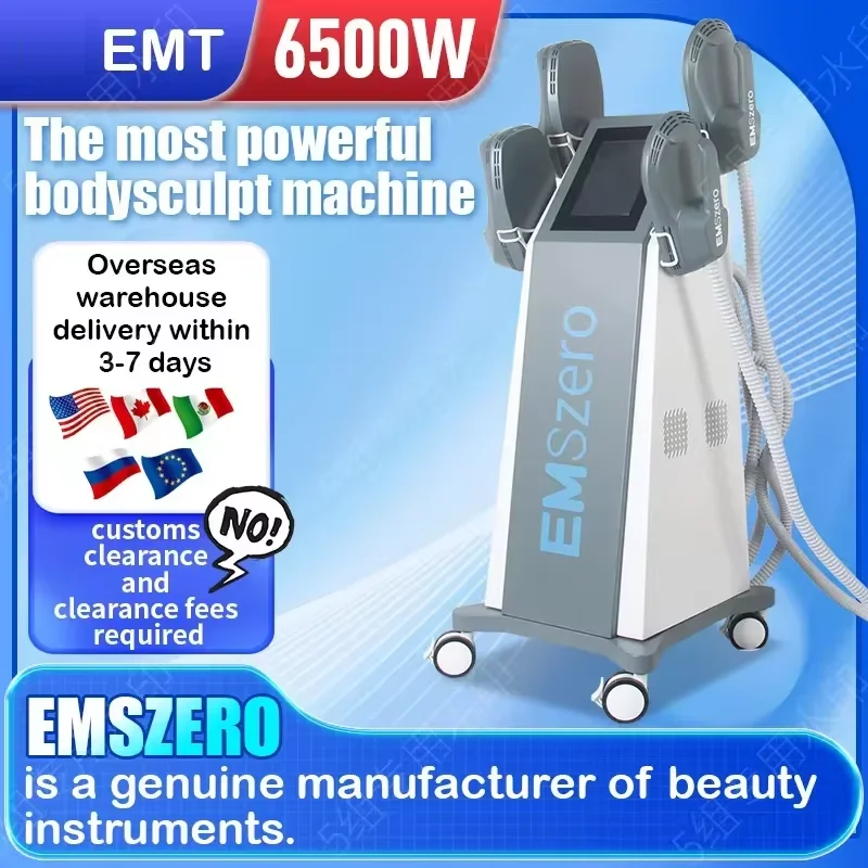 RF EMSZERO 6500W 200HZ Weight Lose Machine Stimulater Muscle Body Sculpt Butt Build For Salon