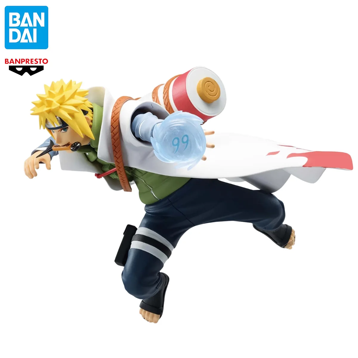 

In Stock Bandai Original Anime NARUTO Namikaze Minato NARUTOP99 PVC Anime Action Figure Collectible Model Toy Ornaments Gift