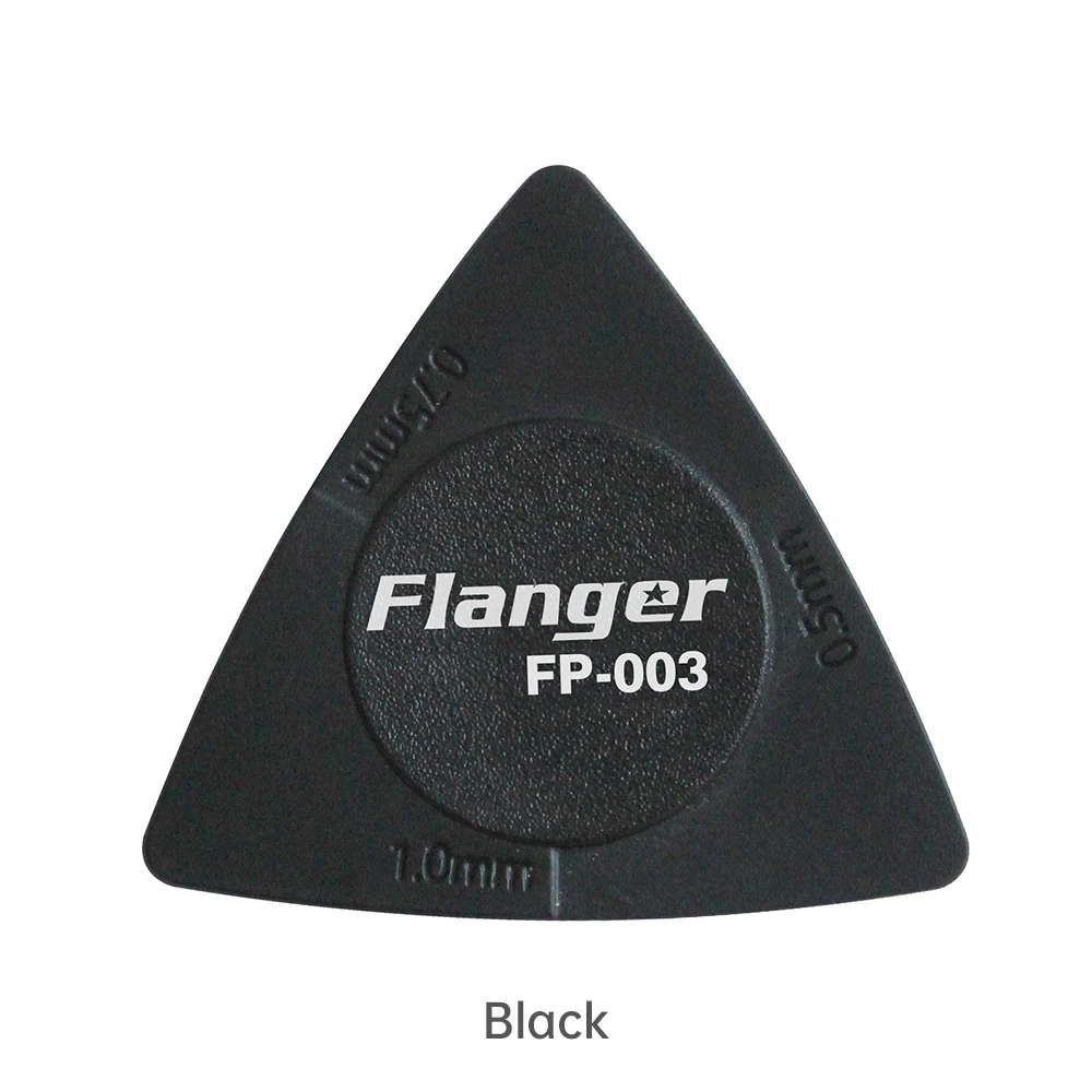 3 Kalınlık 1 ABS Gitar Seçtikleri, 0.5 /0.75 /1.0mm Akustik Elektro Gitar Kürek Siyah ve Beyaz Renk isteğe bağlı Gitar Araçları