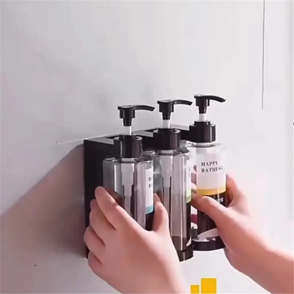 

Новые 300 мл бутылки с дозатором для шампуня Bodywash, настенные янтарные пустые бутылки для шампуня, большая емкость с насосами, бутылки для душа