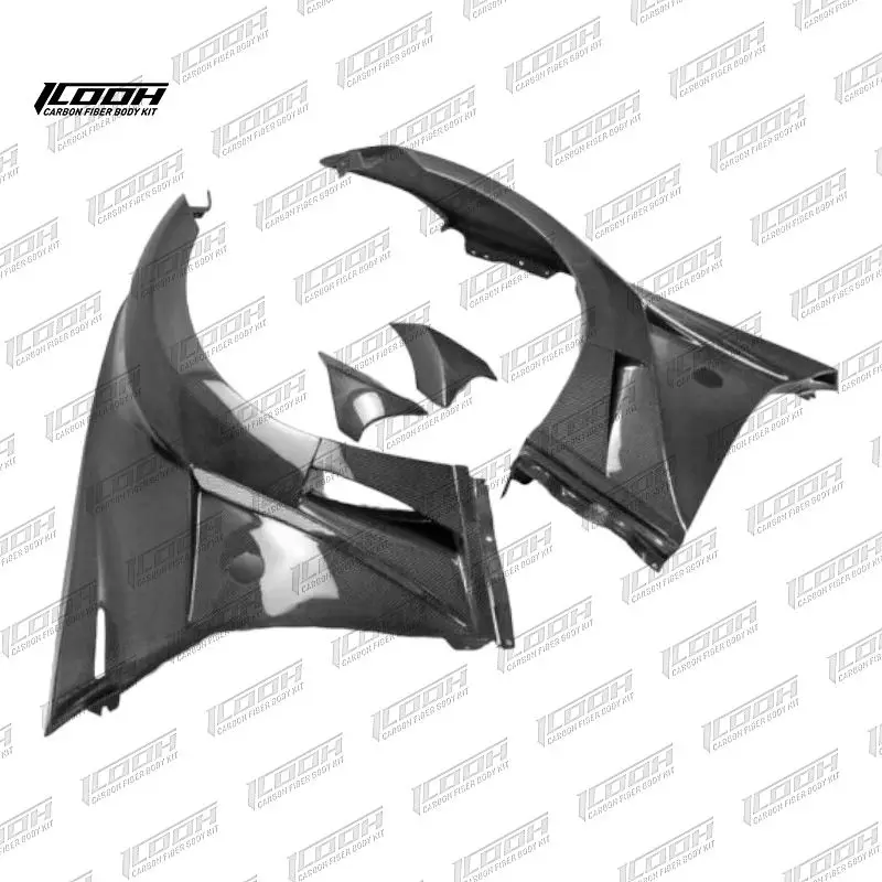 

V-shaped carbon fiber side front fender vent suitable for Nissan 370Z Z34