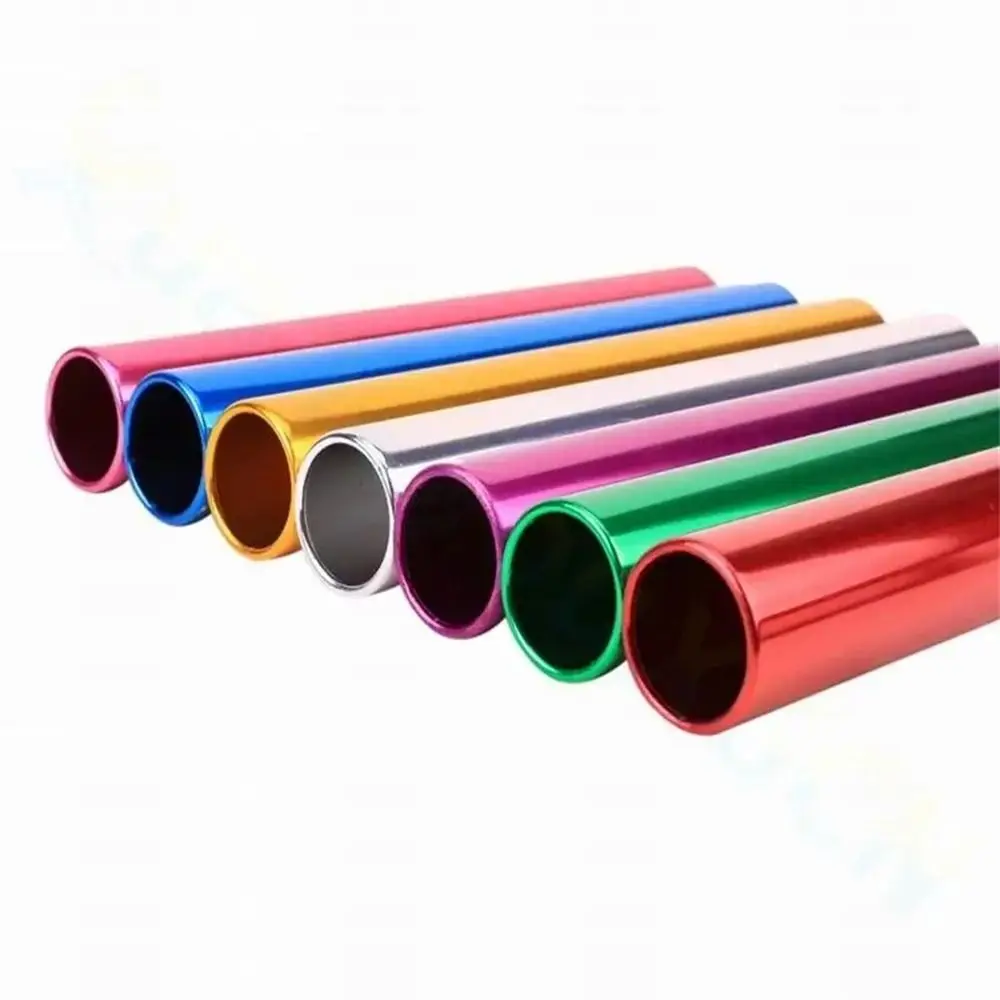 الكبار سبائك الألومنيوم التتابع باتون ألعاب القوى رشاقته التتابع المسار باتون جوفاء الملونة تشغيل المباراة باتون سباق المباراة