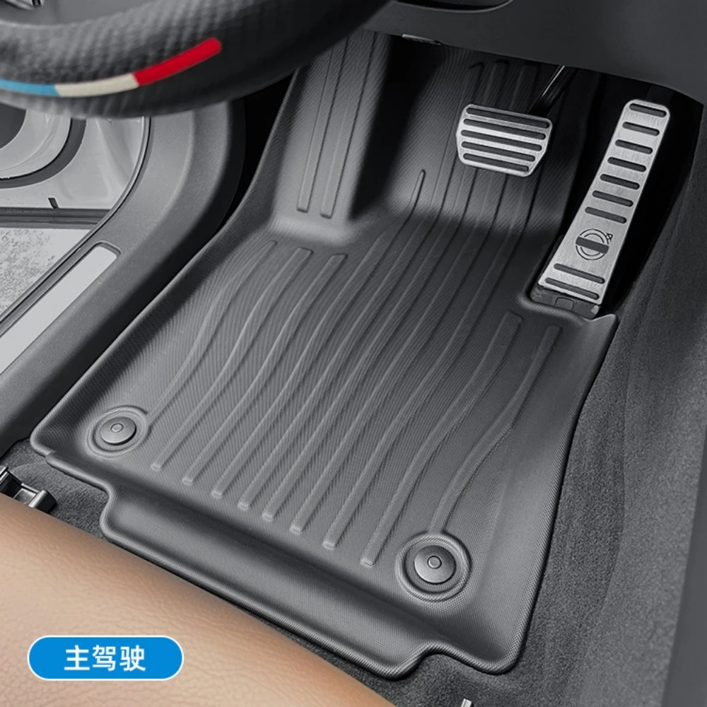 Fußmatten für Volvo XC60 Allwetter-Front- und Heckkofferraummatte Wasserdichte Rutschfeste Fußpolster Bodenteppiche 2018-2026 – Detail 5