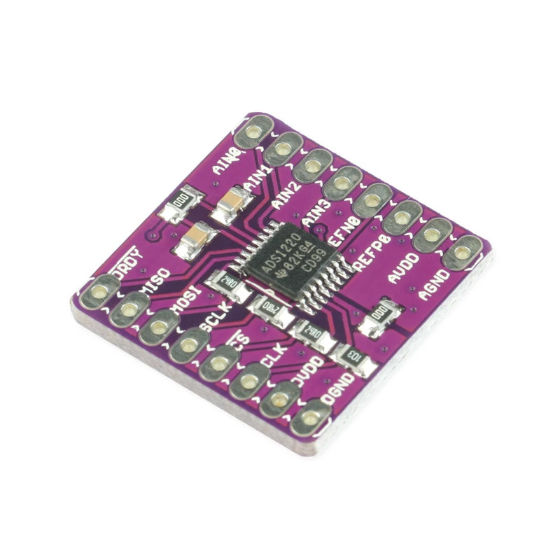 1PCS NEW ADS1220 ANALOG-TO-DIGITAL MODULE CJMCU-1220 ADC SPI LOW-POWER 24-BIT ANALOG-TO-DIGITAL CONVERTER.