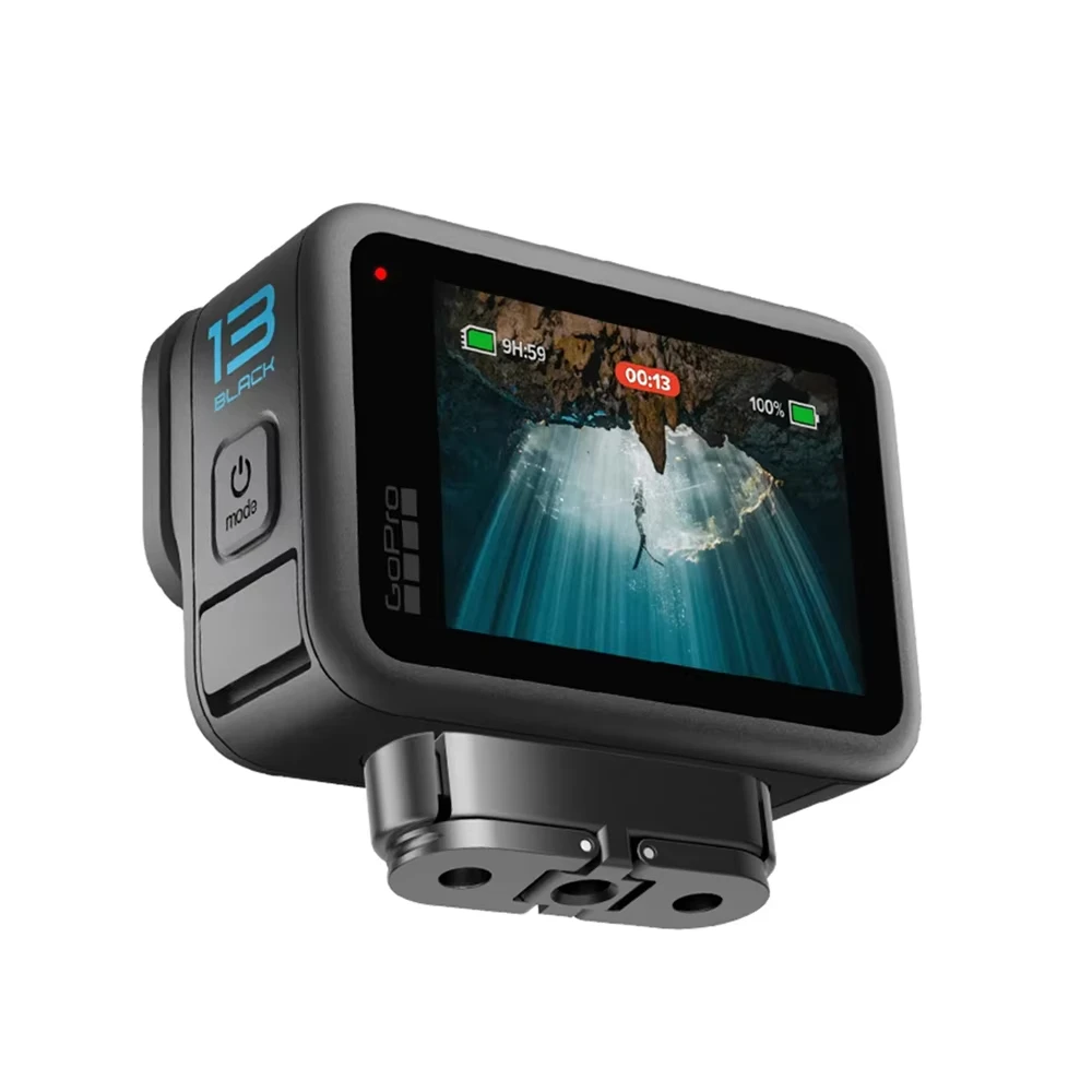 For GoPro Hero 13 Black Magnetic Quick Release Base Mount Aluminum Alloy Extension Adapter Holder Bracket