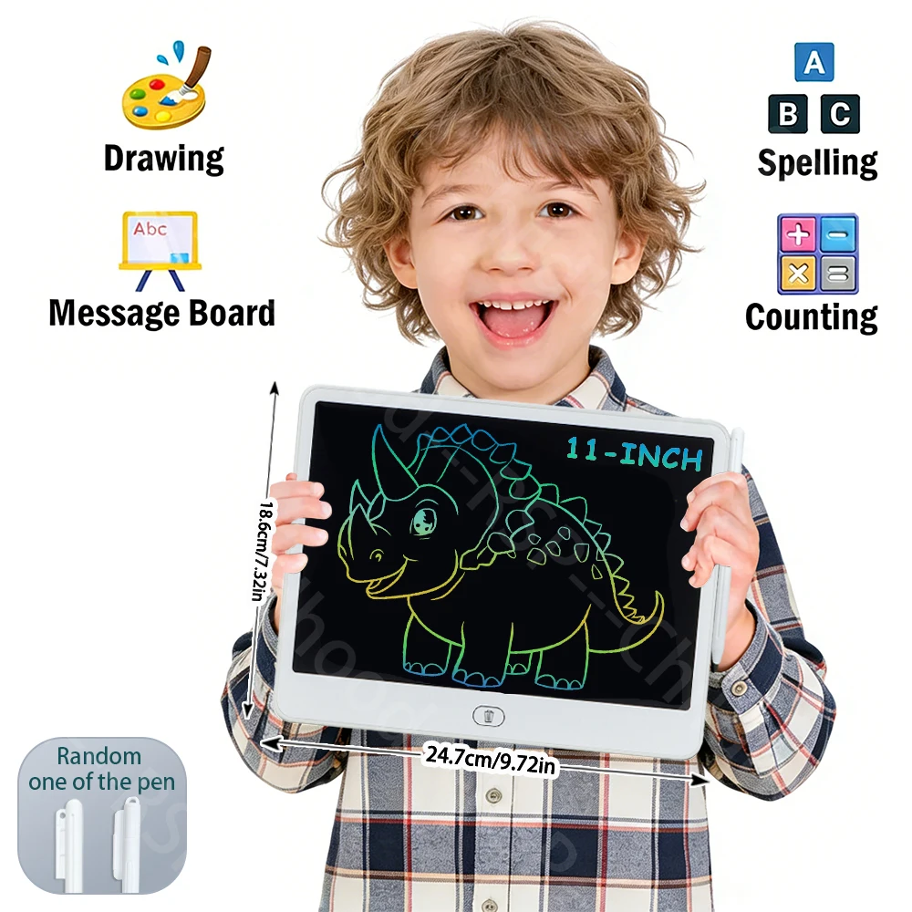 11/13/16 Inch LCD Tekentablet Schrijfbord Kinderen Doodle Schilderen Handschrift Pads Speelgoed voor 3 4 5 6 7 8 Jaar Meisjes Jongens Geschenken