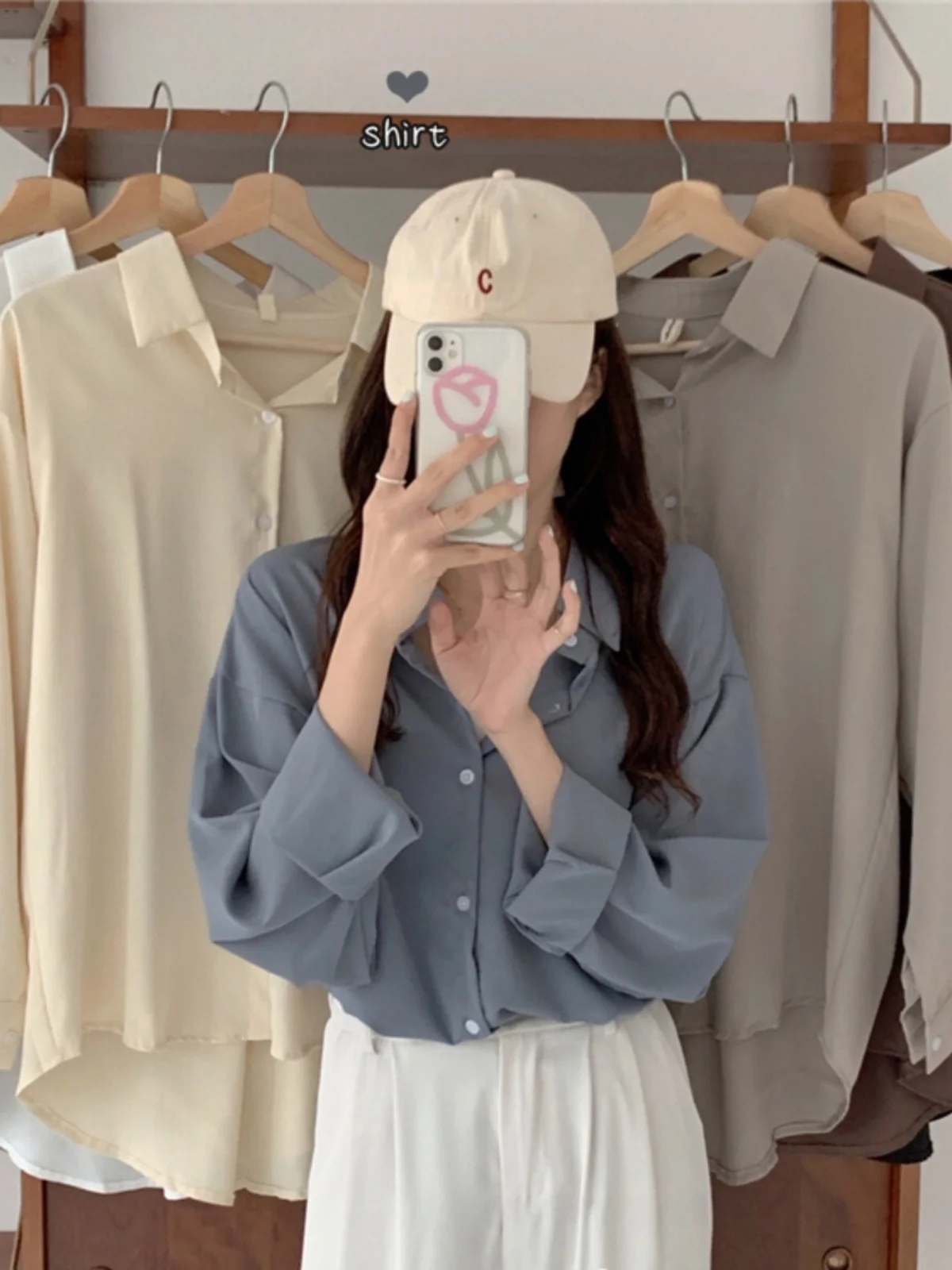 

Женская свободная рубашка с длинным рукавом и воротником, осенне-зимняя, новая модель, больших размеров, стройнящая, универсальная, с защитой от солнца, открытый кардиган...