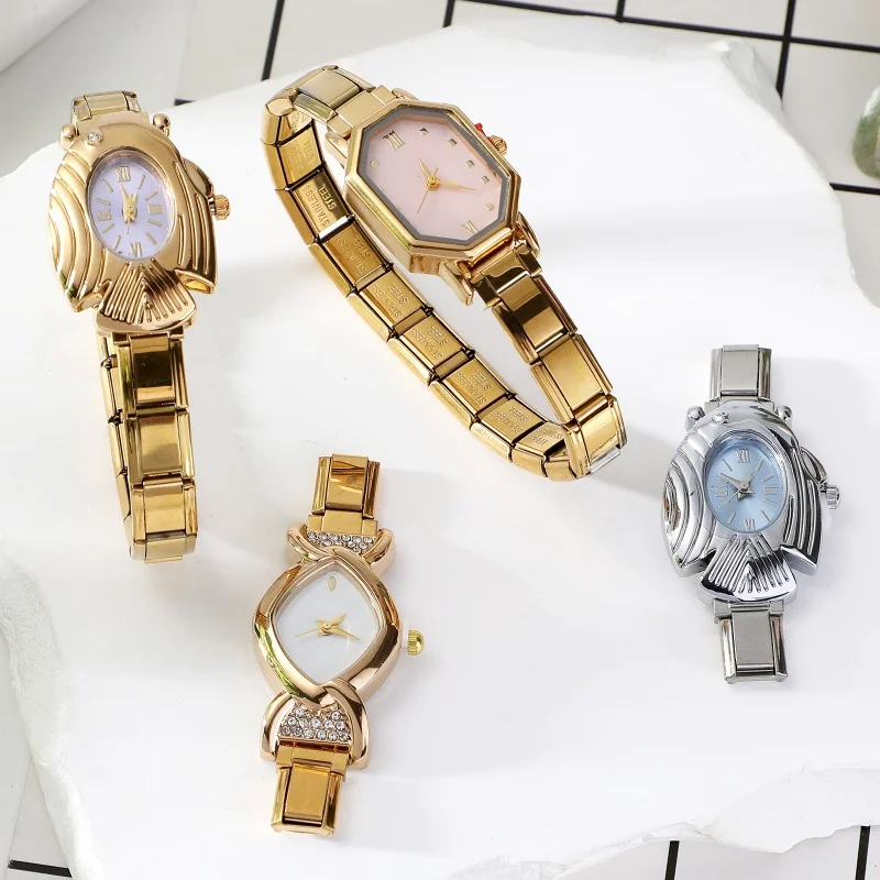 موضة Y2K الإيطالية مطاطا سحر المقاوم للصدأ عالية الجودة الأسماك ساعة الرجال النساء DIY بها بنفسك 9 مللي متر عرض سوار الإسورة مجوهرات هدايا #3