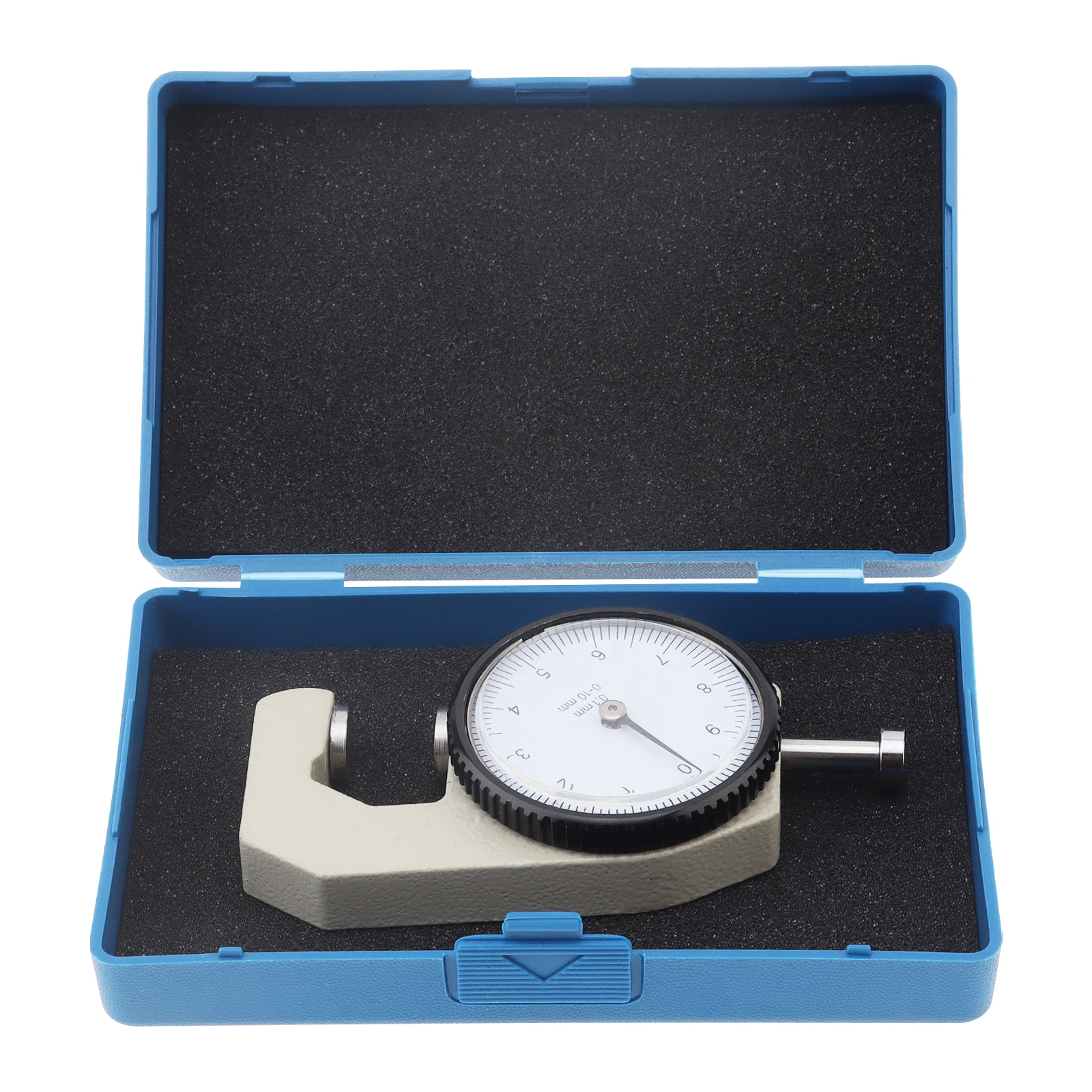 0-10mm 0.1mm Resolution Dial Leather Thickness Gauge Meter for Jewelry Flim Paper Metal Sheets Handheld Thickness Tester