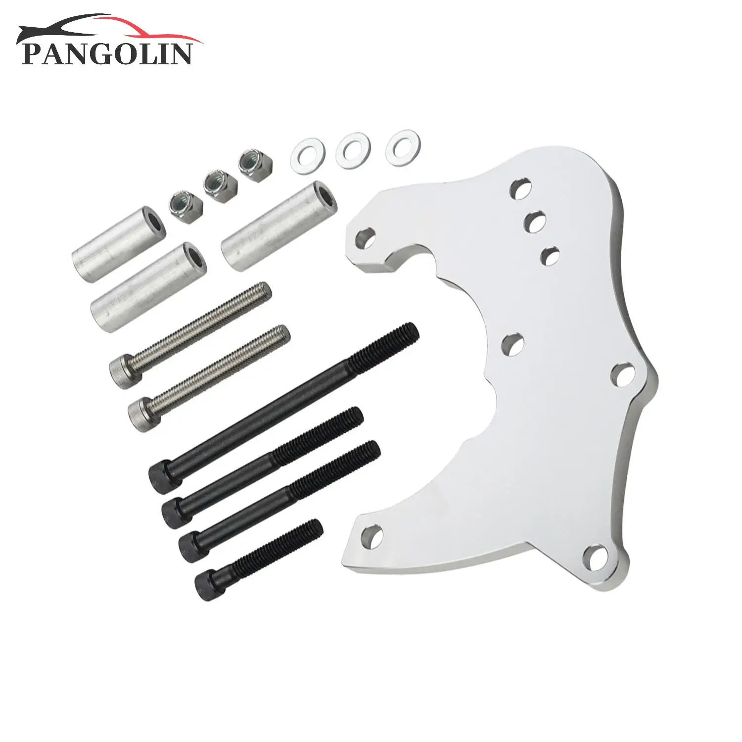 LS Engine A/C Bracket Set For GM Factory R4 Compressor Compatible With 1988-1995 LS1 LS2 LS3 LS6 And LS R4 Vortec Truck Models