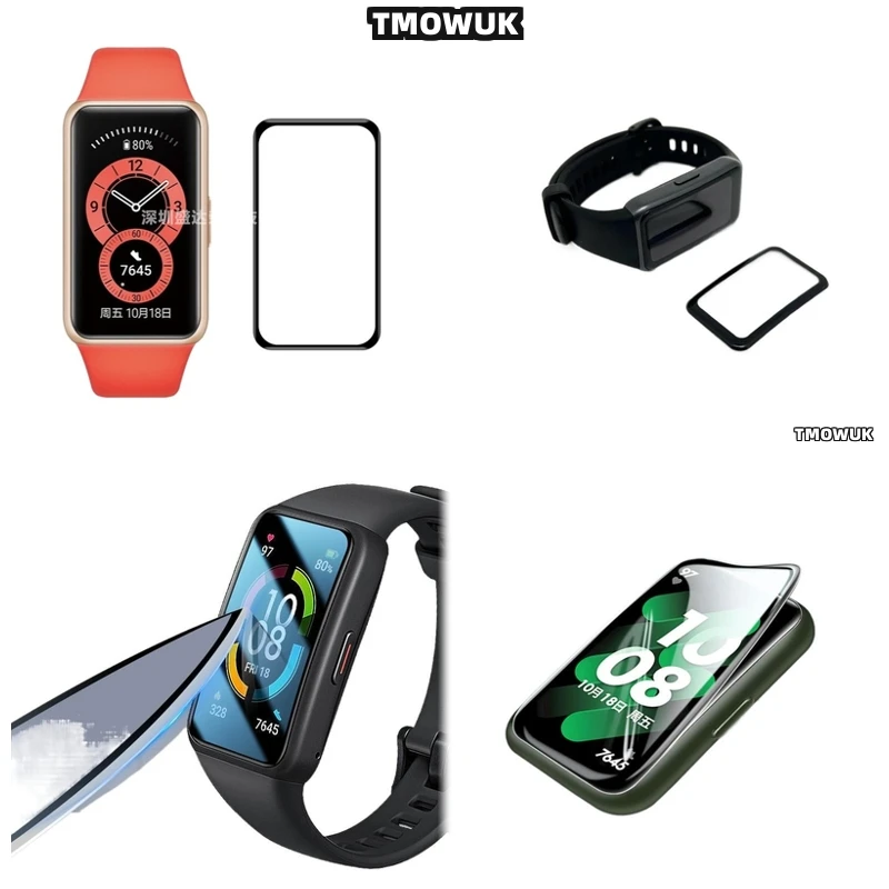 

For Huawei Honor Band 6 7 9 10 Oleophobic Coating PMMA Film