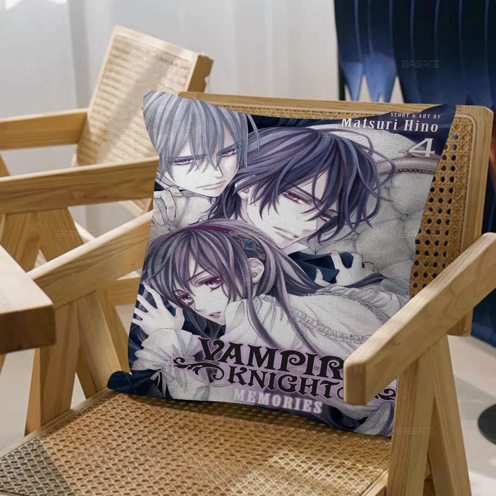 Vampire Knight Personalized Picture Text Home Decorative Pillows Household Gifts 45x45cm