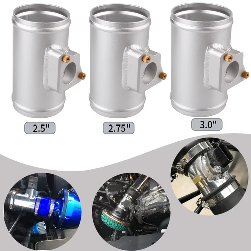 Imagen 2 del producto Base medidora de flujo de aire para coche, adaptador de montaje de Sensor de entrada de aire de aluminio para Toyota, Mazda, Subaru, Honda, RASTP-2.5, RS-MAF005 ""/2,75""/3""