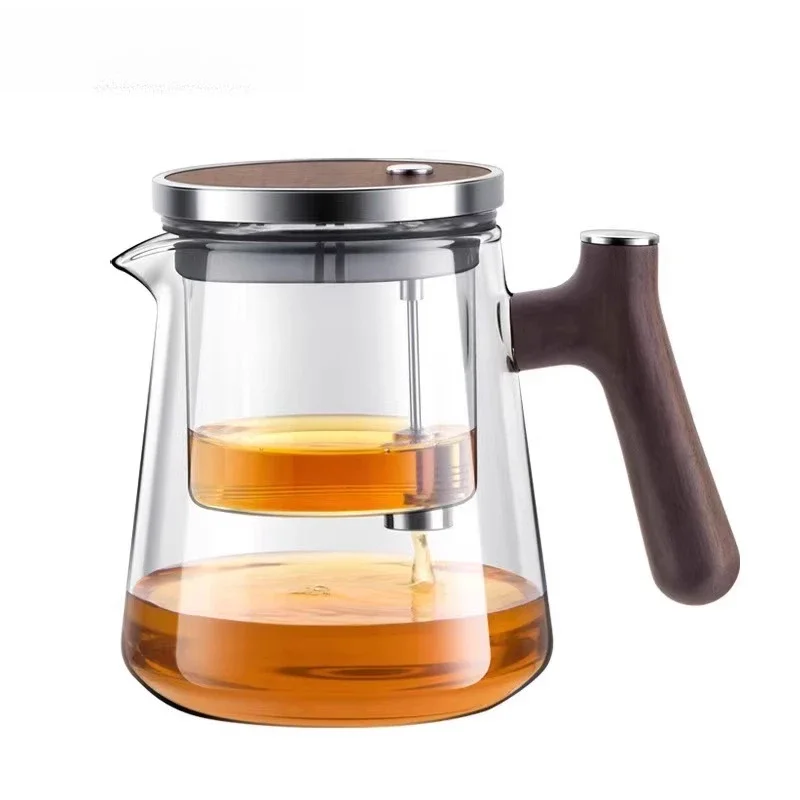 

Glass liner elegant cup, high-end office teapot, tea separation, one-click filter tea set cup