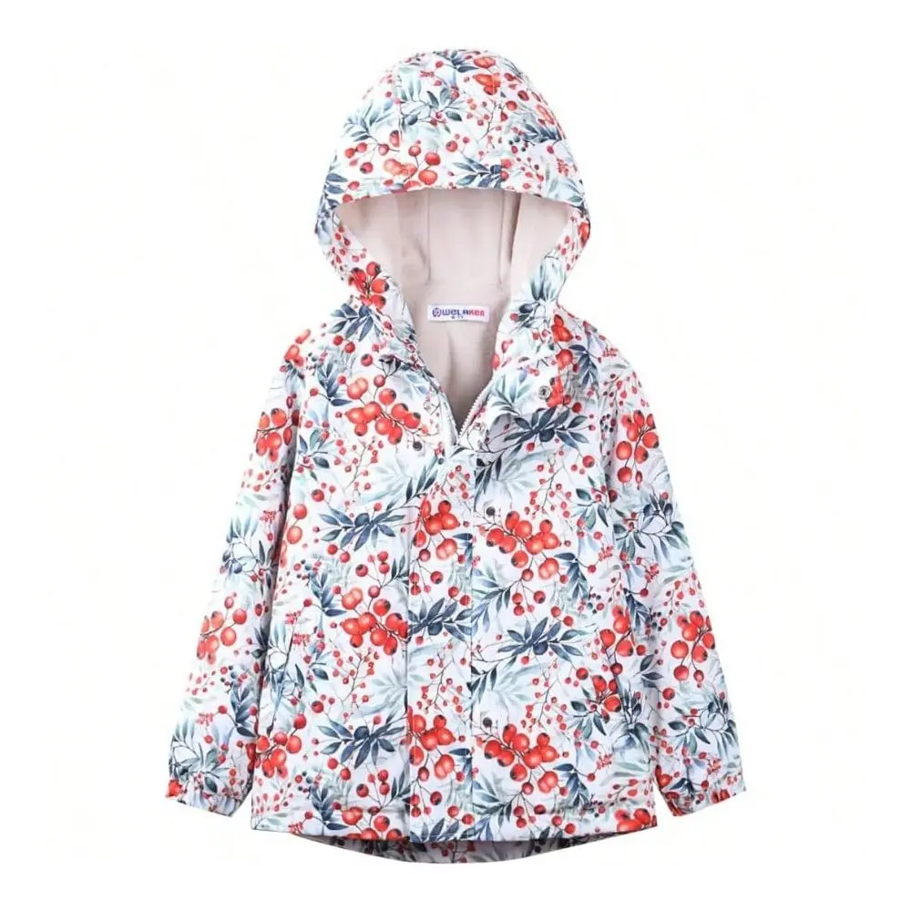 

Куртки WELAKEN с флисовой подкладкой и водоотталкивающей тканью для детей и малышей, дождевики и пальто для девочек