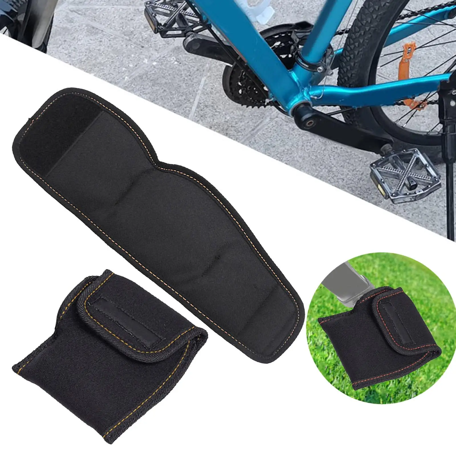 Juste de protection pour pédale de vélo, 1 paire, manchon de remplacement, facile à utiliser