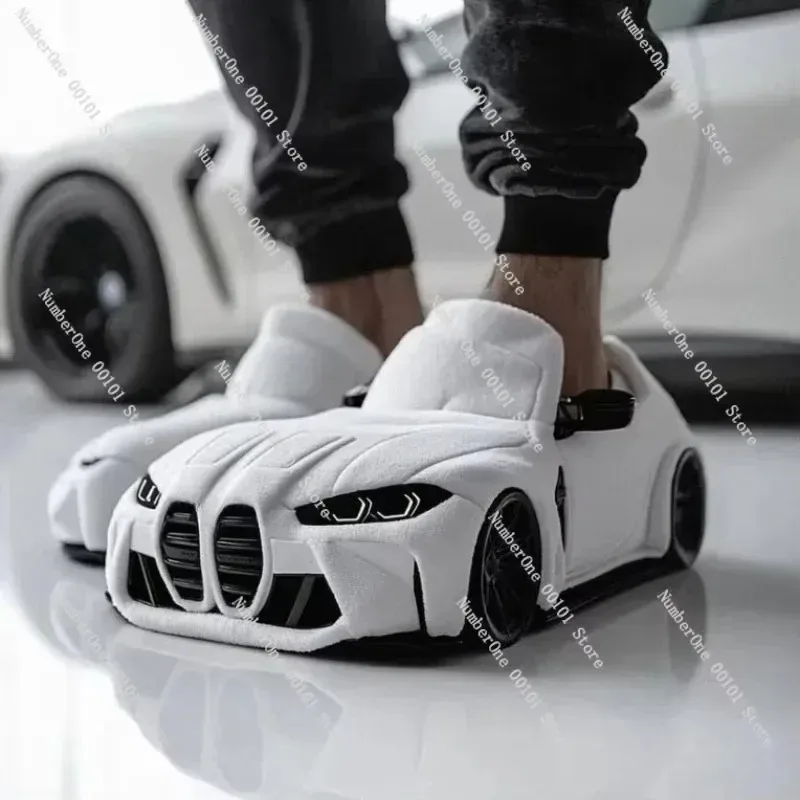 Porsche plush slippers Racing plush slippers toy for BMW Porsche Racing