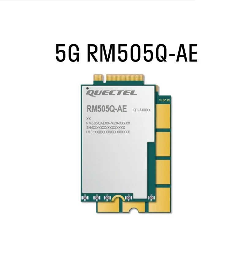 Quectel 5G RM505Q-AE 5G sub-6GHz module RM505OAEAA-M20-SGASA Supports LTE Cat 16 and Cat 18 compatible with EM160R-GL RM502Q-AE