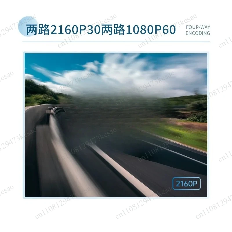 4K 4-Channel Video Encoder, H.265 Multi-Channel Live Streaming Encoder, Low Latency SRT RTMP Broadcast Machine
