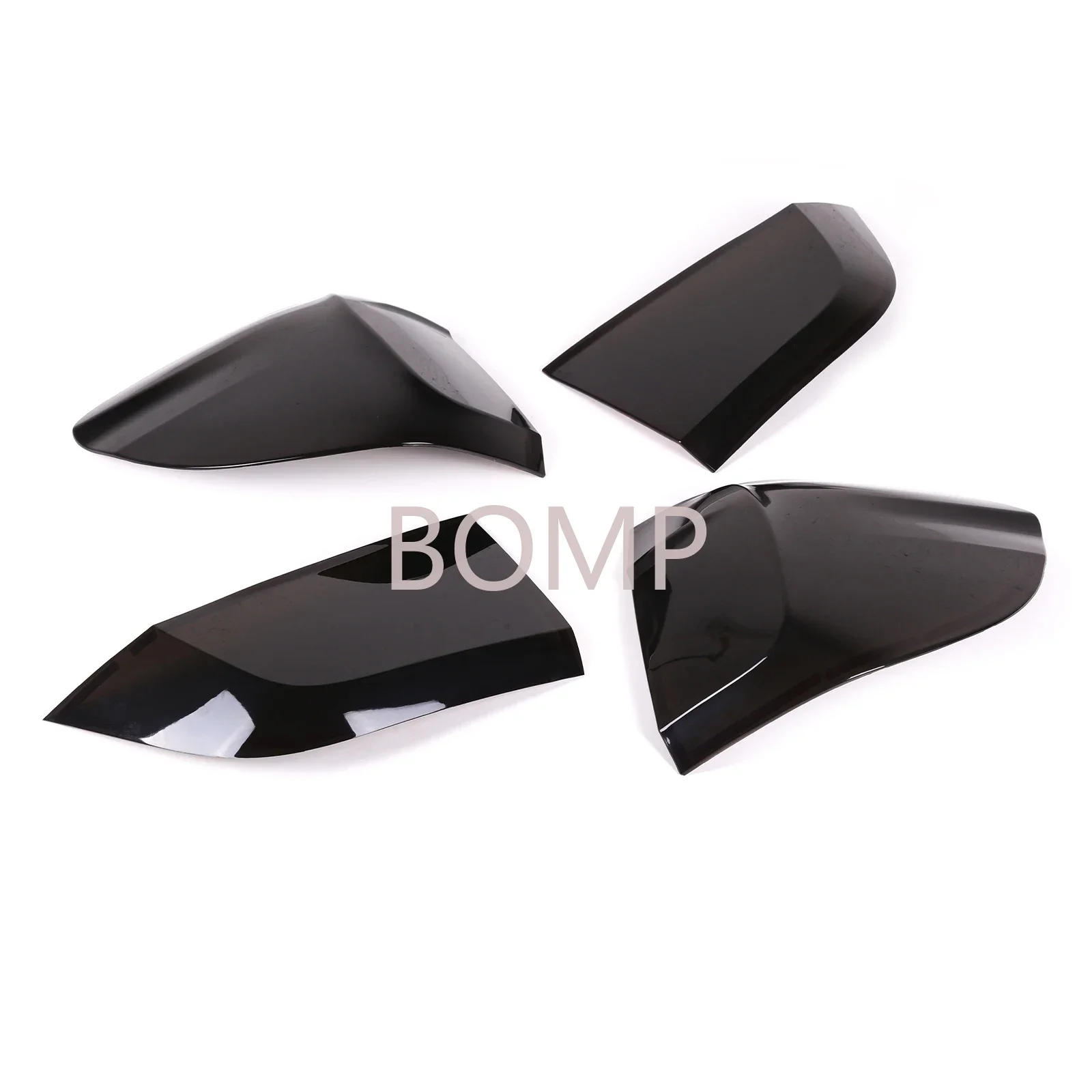 BOMP For BMW X5 F15   Blackened Car Rear Tail Light Turn Signal  Trim Cover Sticker Car Accessories ABS 2014 2015 2016 2017 2018