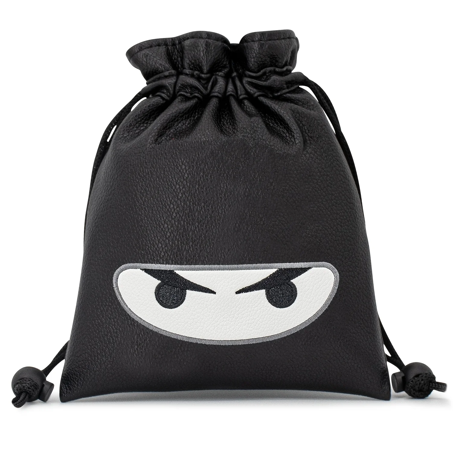 1pc Masked Swordsman Golf Valuables Bag with Drawstring Closure. This Portable Storage Bag Is Perfect for Storing Golf Balls
