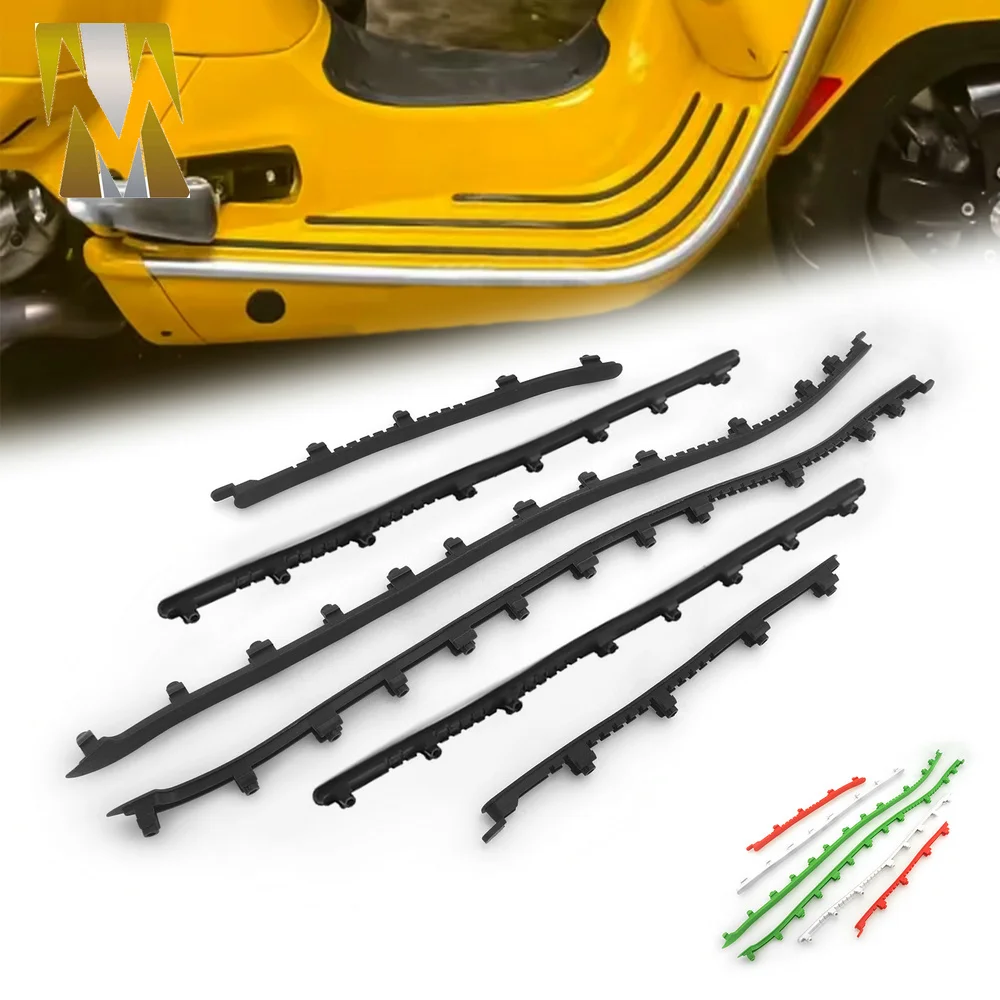 

Motorcycle Footboard Rubber Strips Multicolour Pedal Decoration Strip For GTS 150 250 300 GTV300 2013-2025 Accessories
