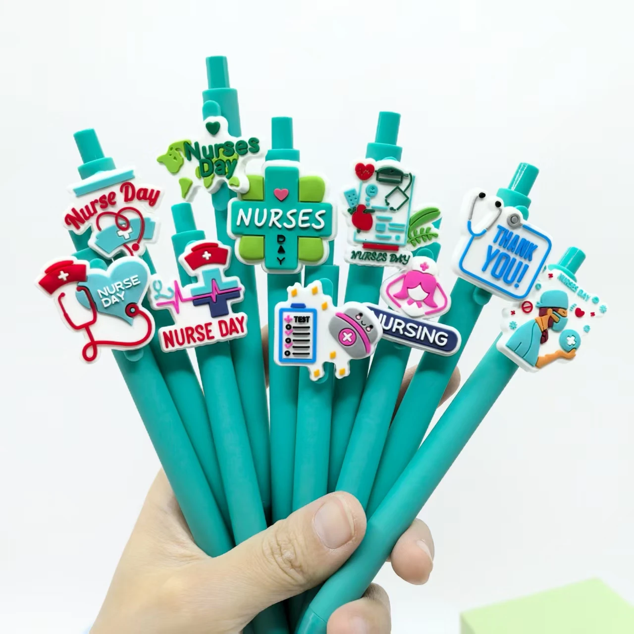

10PCS medical theme ballpoint pen, medical series creative gift pen ballpoint pen, random model