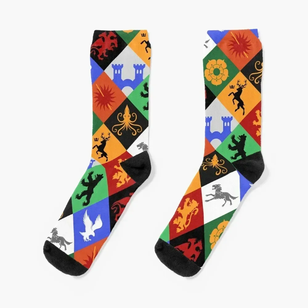 A kingdom of many houses Socks Children's tennis floral Socks Women Men's