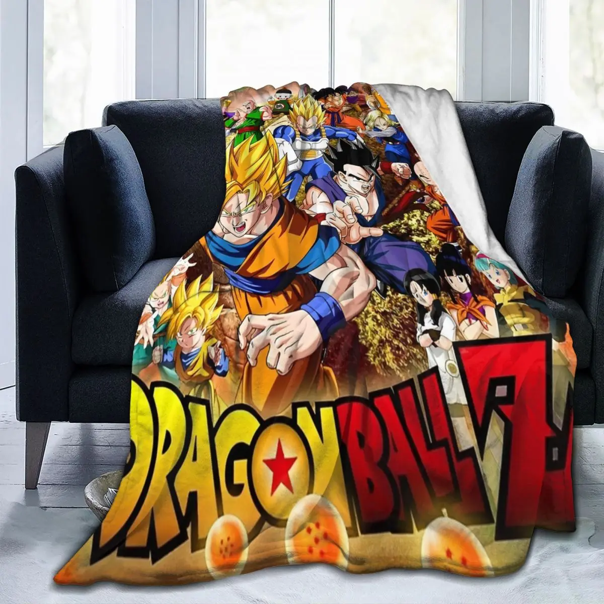 Couvre-lit imprimé Anime D-Dragons B-IkBlanket pour étudiants, literie chaude et douce, canapé et chaise, couvre-lit de qualité, hiver