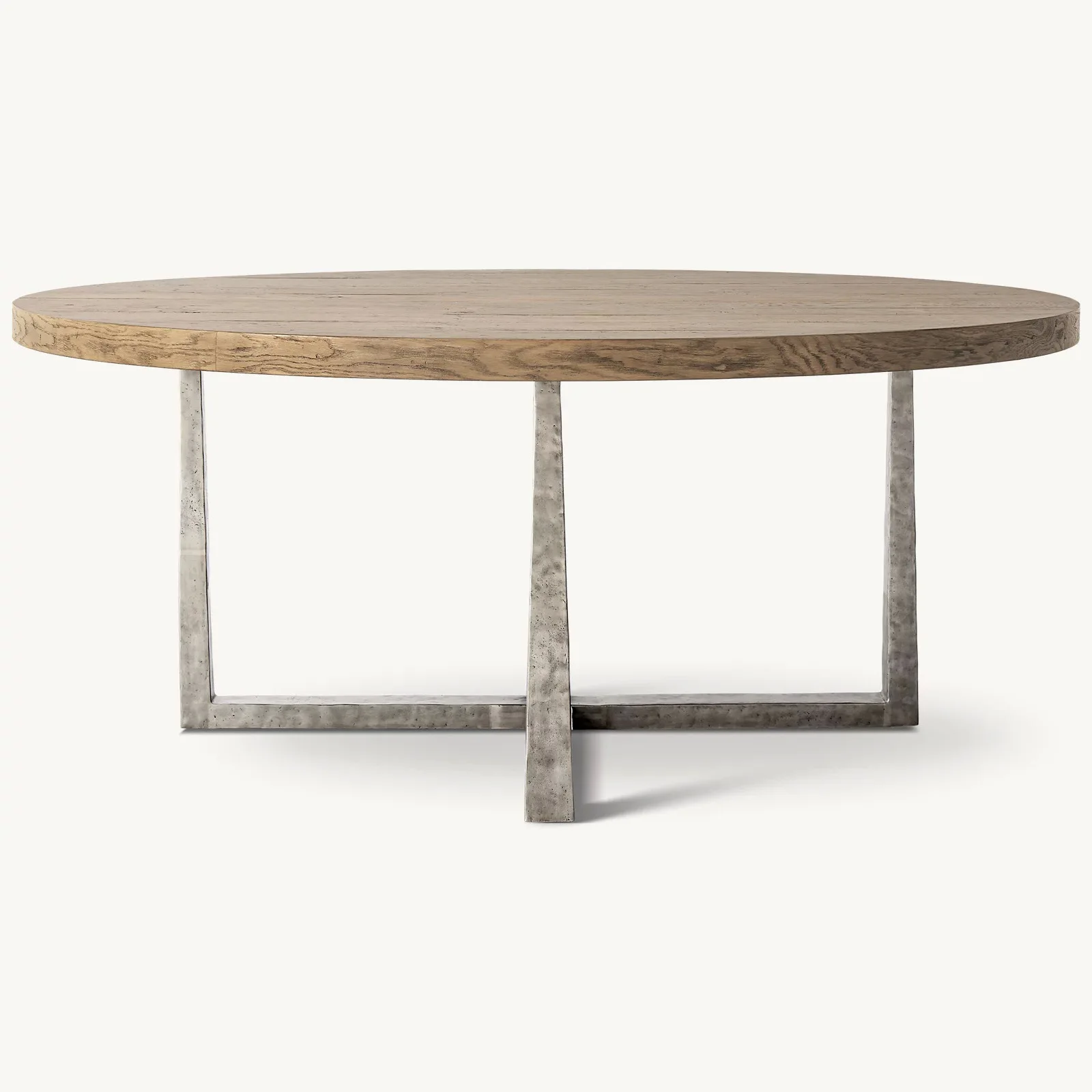 Hh2cc  Forged solid wood round table dining chair combination home dining room furniture