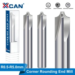 Xcan raio canto arredondamento cortador de carboneto de R0.5-R5.0 endmill raio router bit para usinagem de fresa