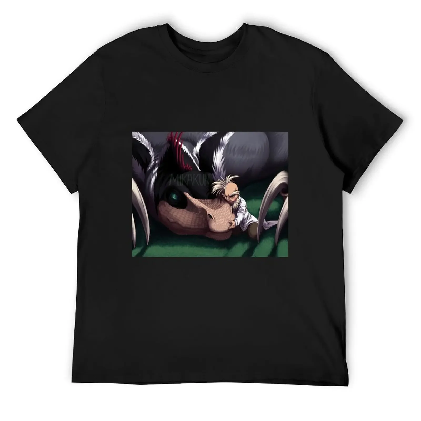 

[Dinosaur King] - Dr Z and his Therizinosaure - T-Shirt summer clothes football t shirt custom t-shirts mens t shirt graphic
