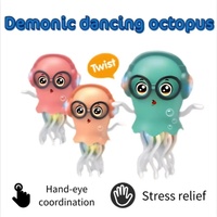 Funny Electric Toys Magic Dancing Octopus Toy  Automatic Obstacle Avoidance Sensor Toys Desktop Placement Decoration for Home