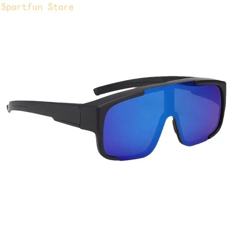 Fishing Driving Goggles Shades Sports Sunglasses Fit Over Glasses Outdoor Cycling Glasses Gift for Women and Men X7JD