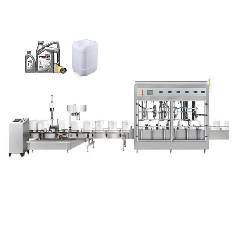 Full Automatic 5-30kg Oil Liquid Paint Bucket Pail Weighing Filling Bottling Machine